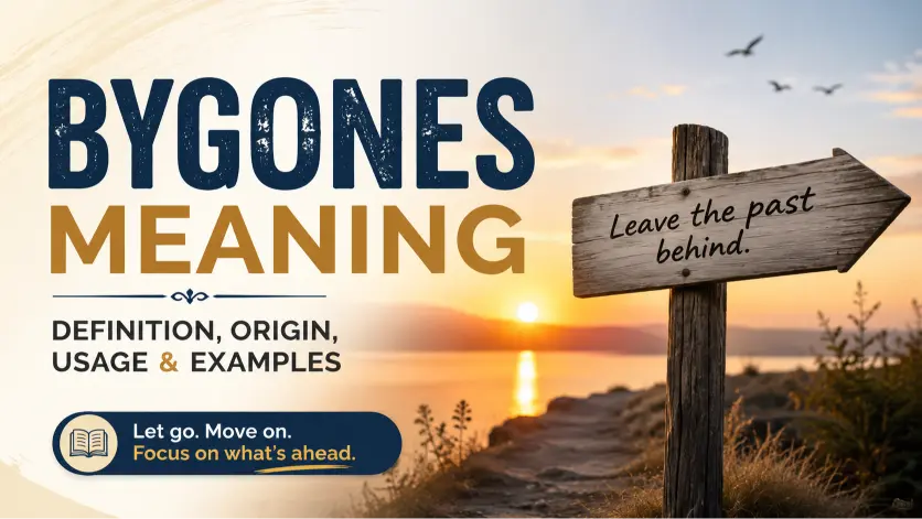 bygones meaning