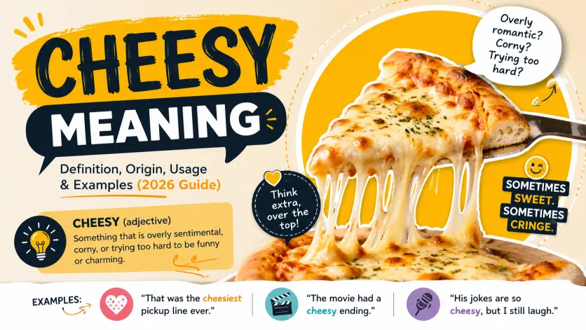 cheesy meaning