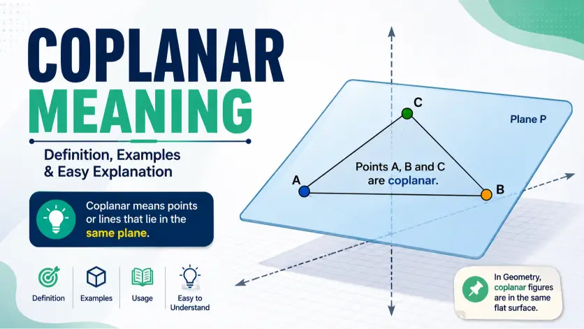 coplanar meaning