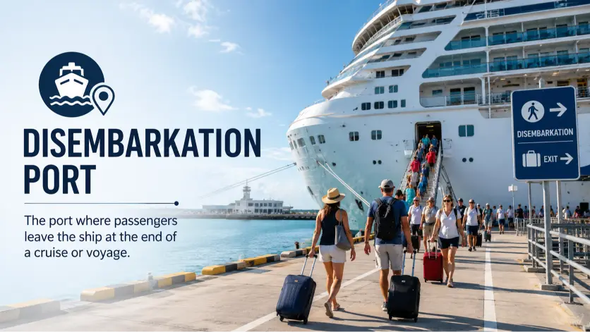 disembarkation port meaning