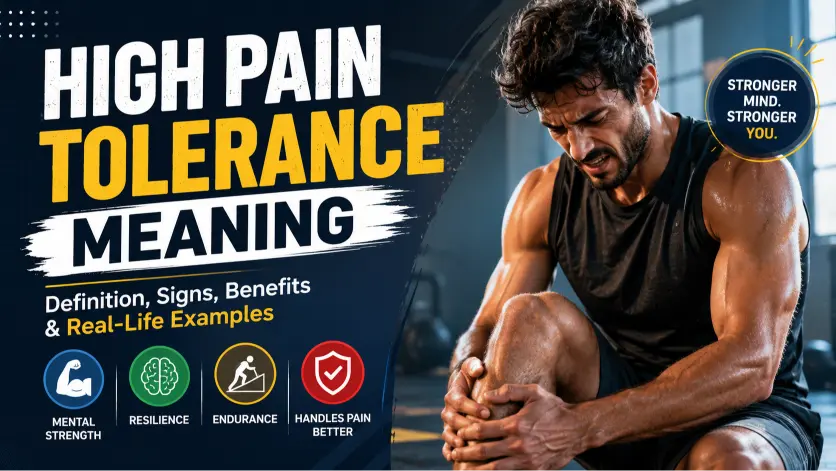 high pain tolerance meaning