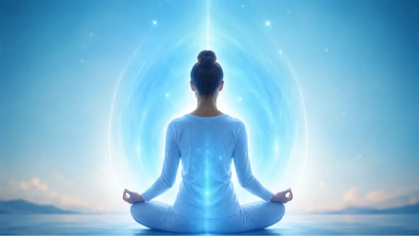 light blue aura meaning