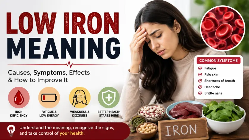 low iron meaning