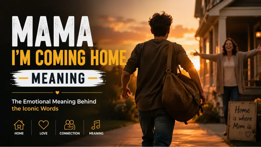 mama i'm coming home meaning