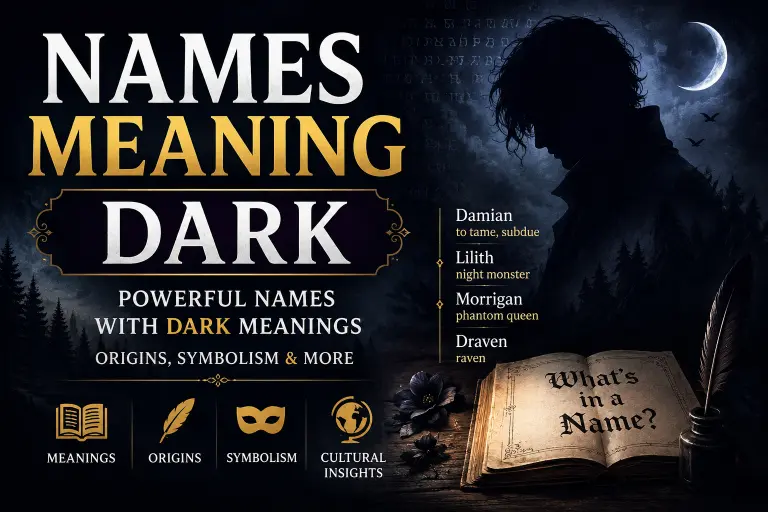 names meaning dark