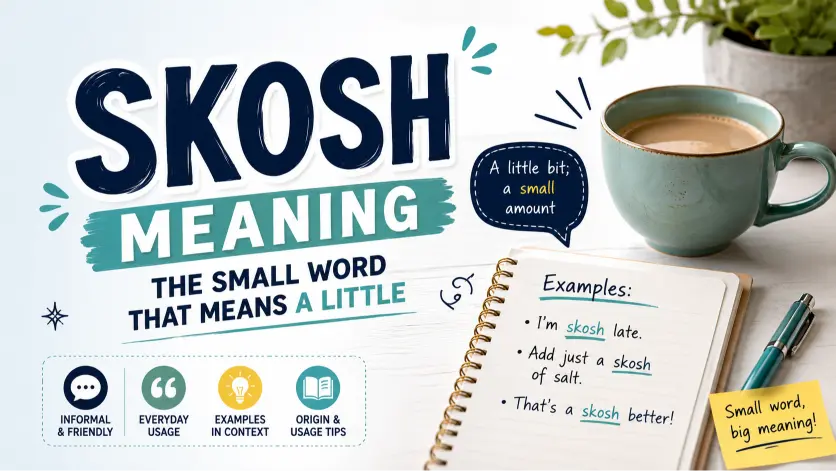 skosh meaning