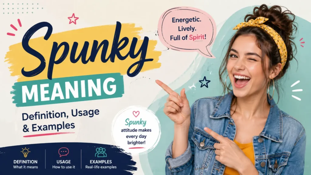 spunky meaning