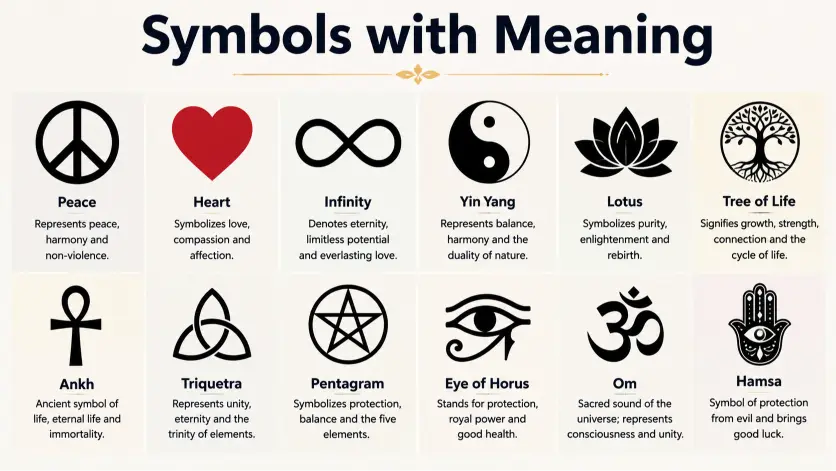 symbols with meaning