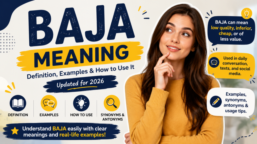baja meaning