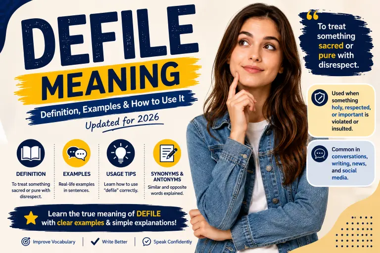 defile meaning