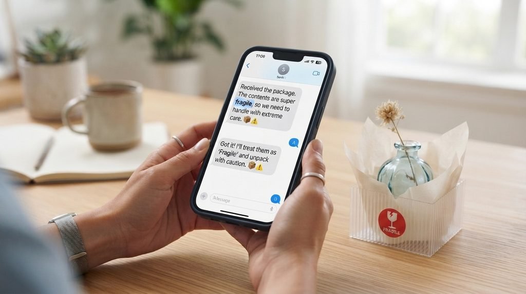 How to Use “Fragile” Correctly in Texts & Chat
