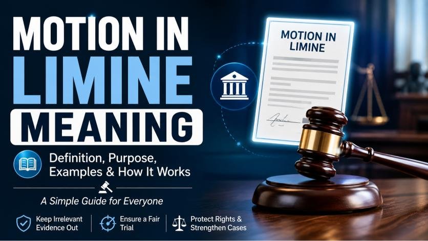 motion in limine meaning