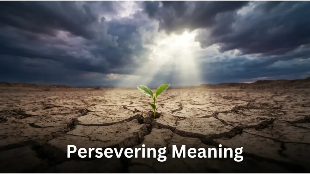persevering meaning