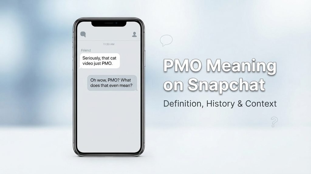 pmo meaning snapchat