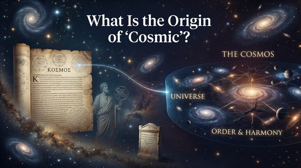 What Is the Origin of “Cosmic”?